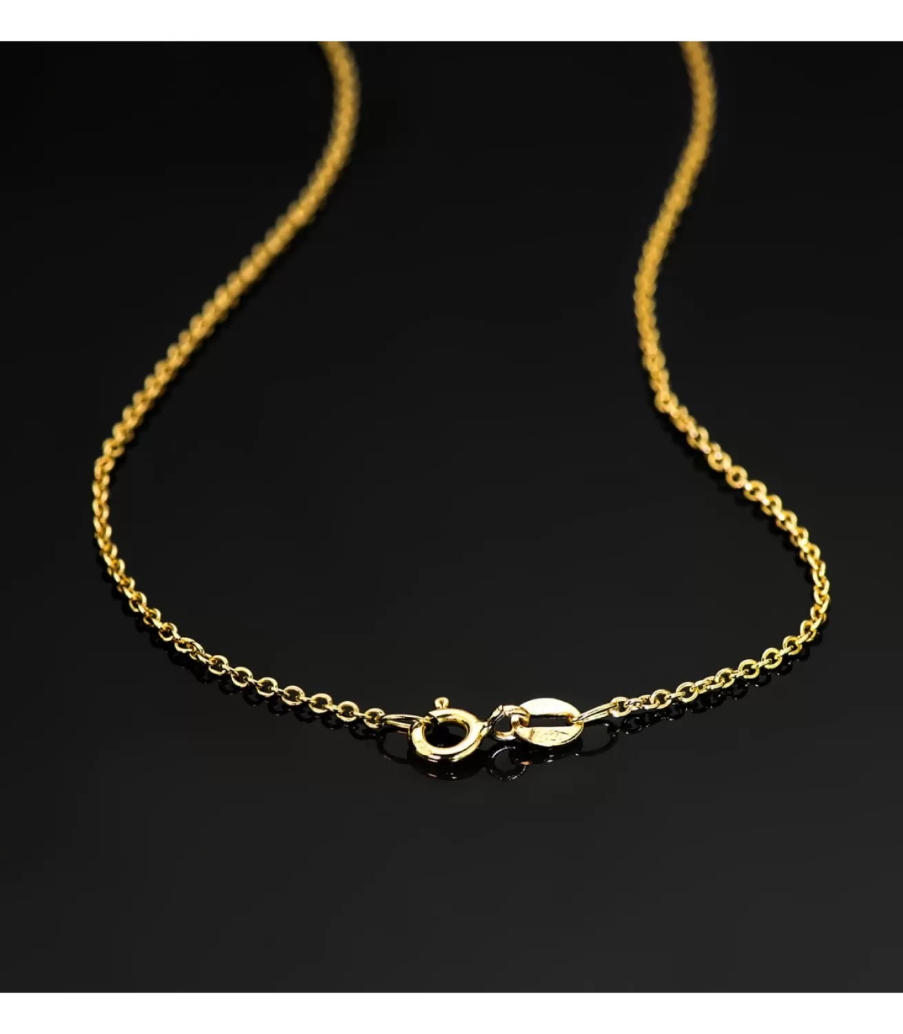 Cadena Forzada 1.2 Mm Oro 18K 50 Cm<Alda Joyeros Cheap