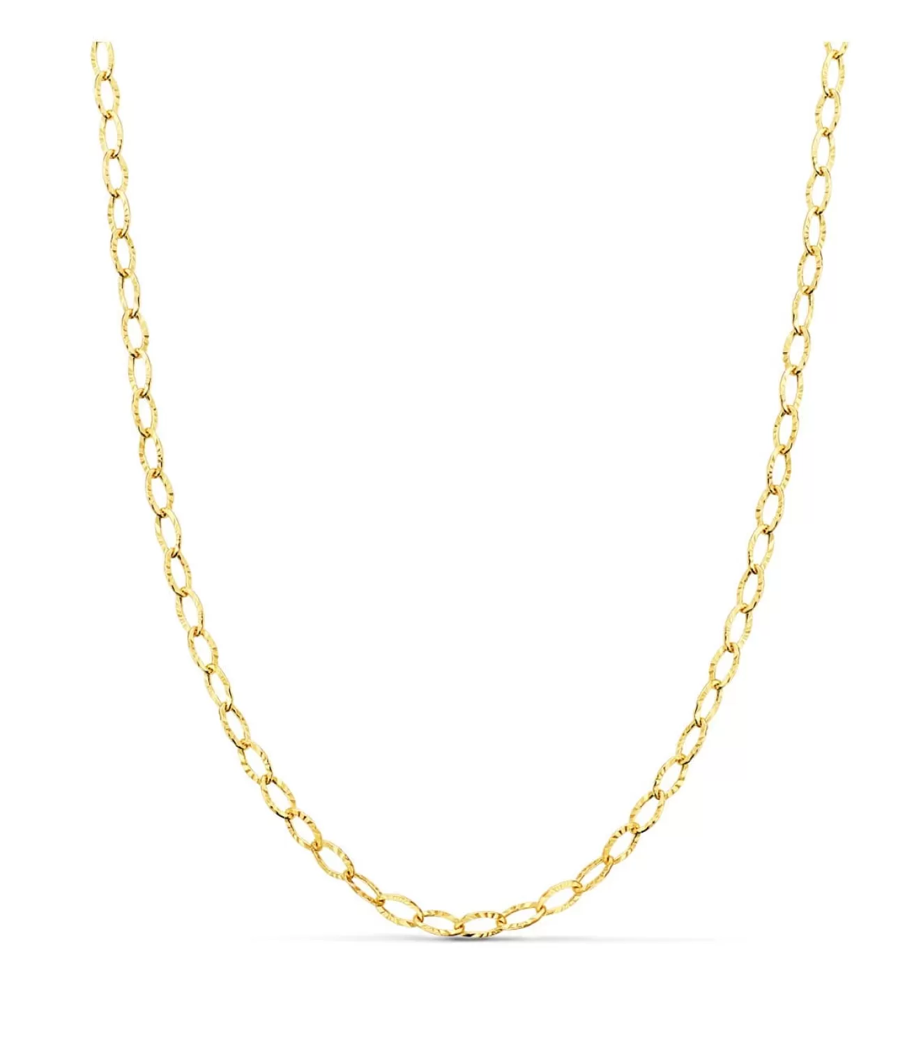 Cadena Oro 18K 2.5 Mm 40 Cm Forzada Tallada<Alda Joyeros Cheap