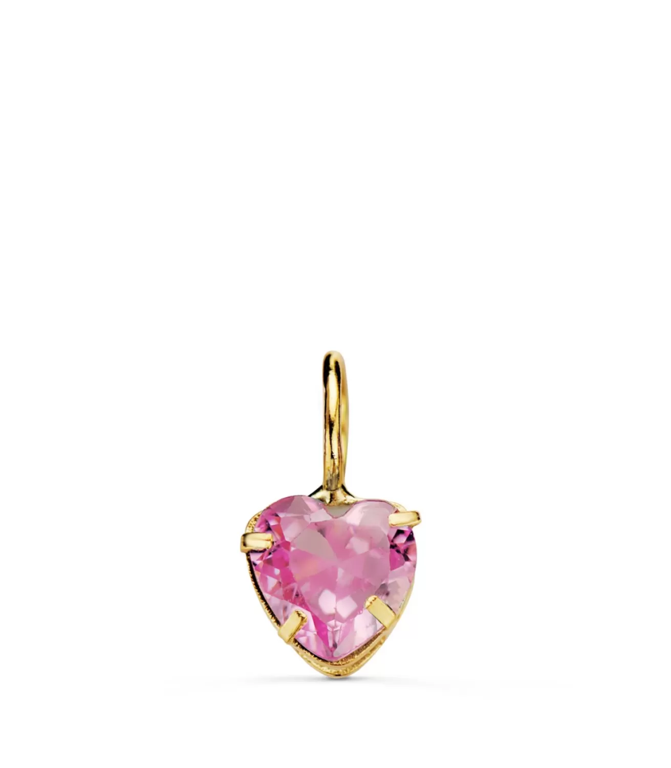 Colgante Corazon Oro 18K 5 Mm Rosa<Alda Joyeros Cheap