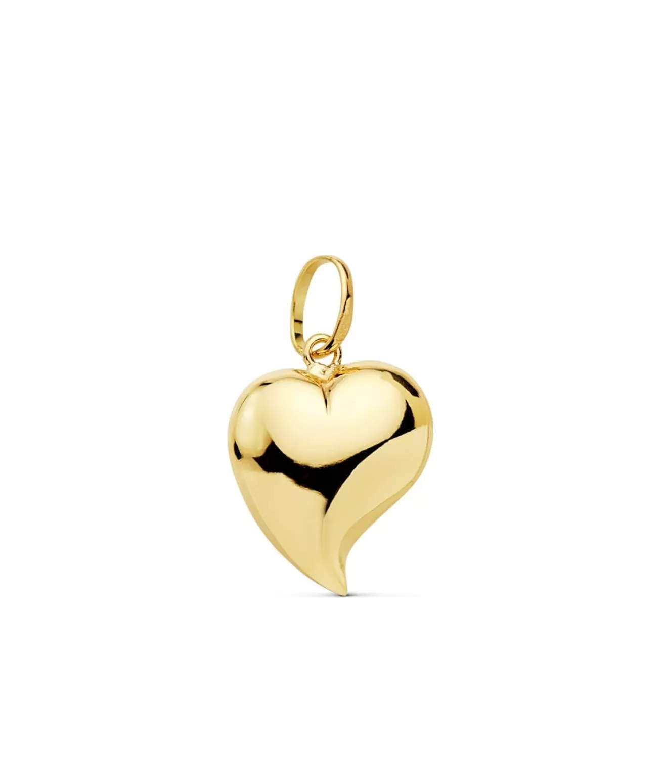 Colgante Corazon Oro Amarillo 18K 15 Mm<Alda Joyeros Clearance