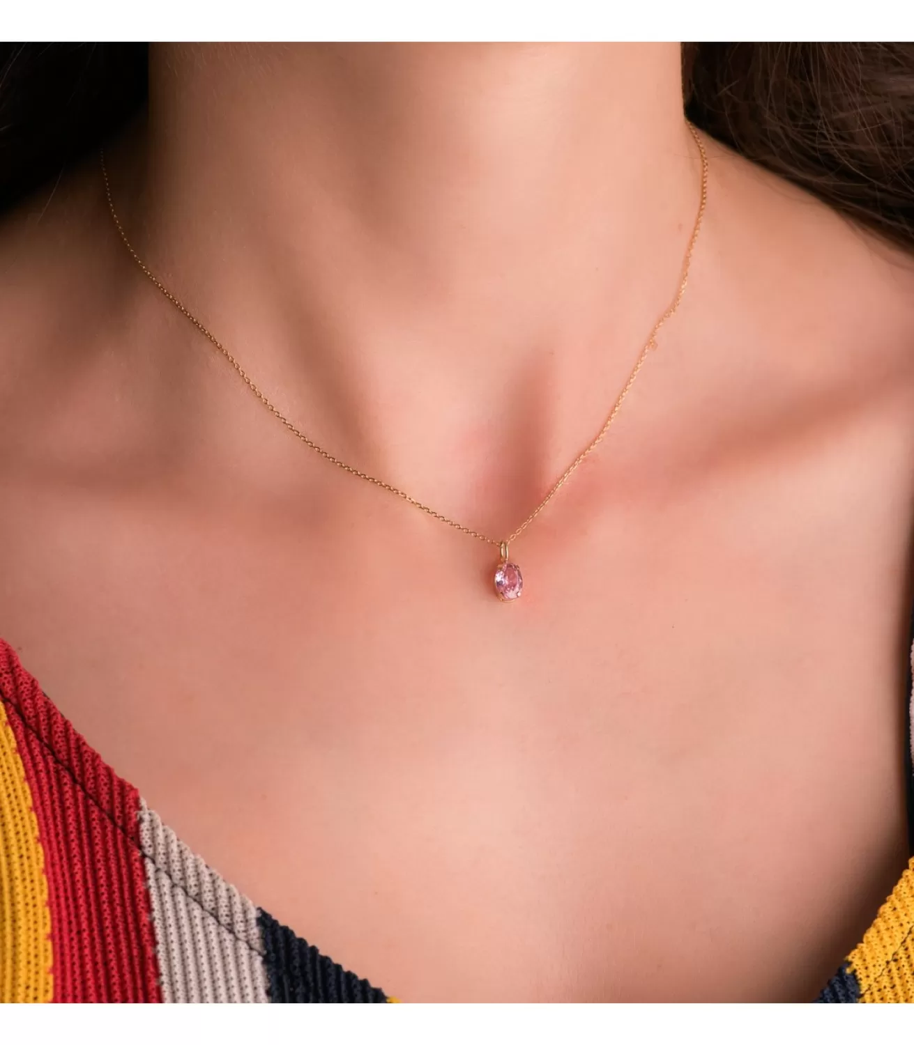 Colgante Selene Oro 18K Rosa<Alda Joyeros Hot