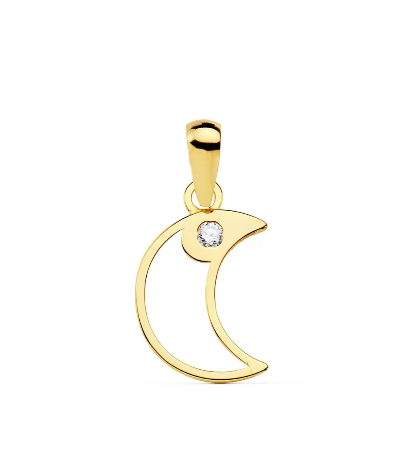 Colgante Space Oro Amarillo 18K Luna Line<Alda Joyeros Sale
