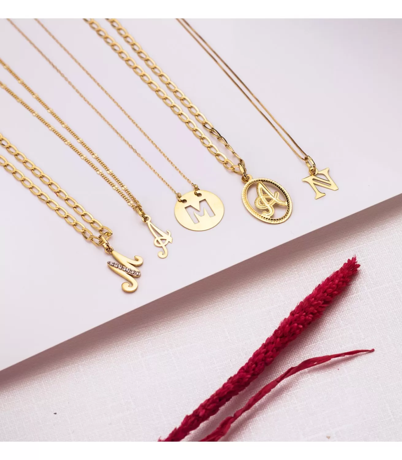 Colgante Tallado Letra I Oro Amarillo18 K<Alda Joyeros Shop