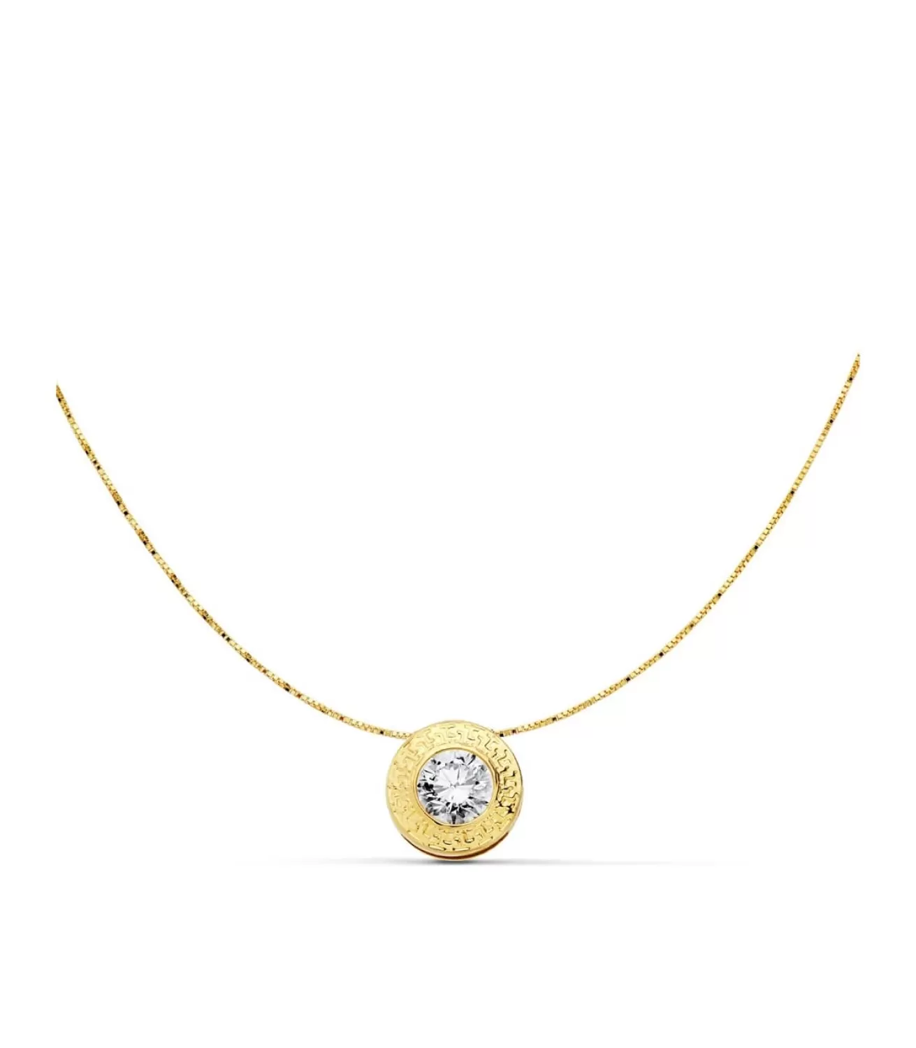 Gargantilla Monique Oro Amarillo 18 K Chaton Y Cadena<Alda Joyeros Store