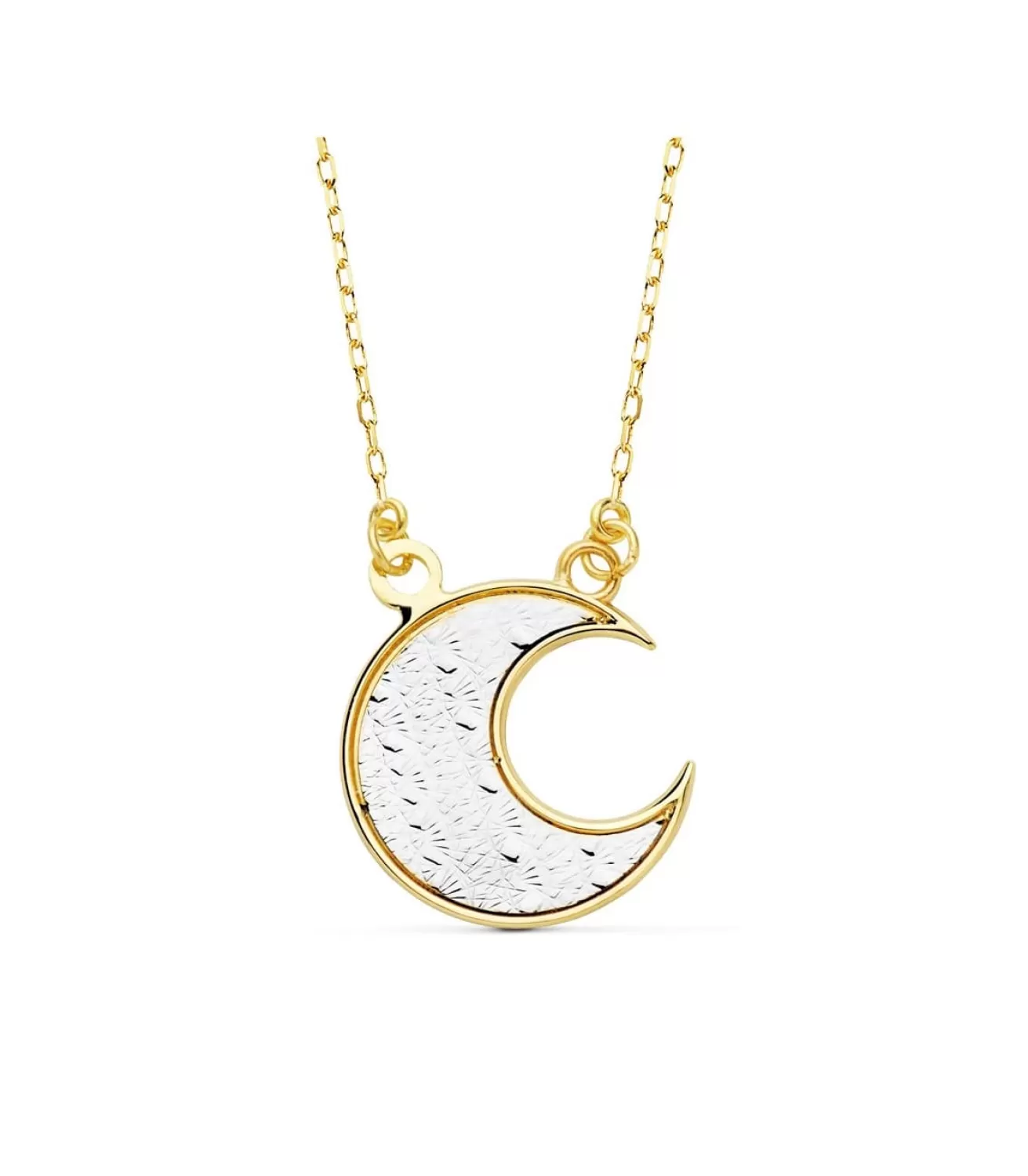 Gargantilla Mujer Oro Bicolor 18K Night Moon<Alda Joyeros Clearance