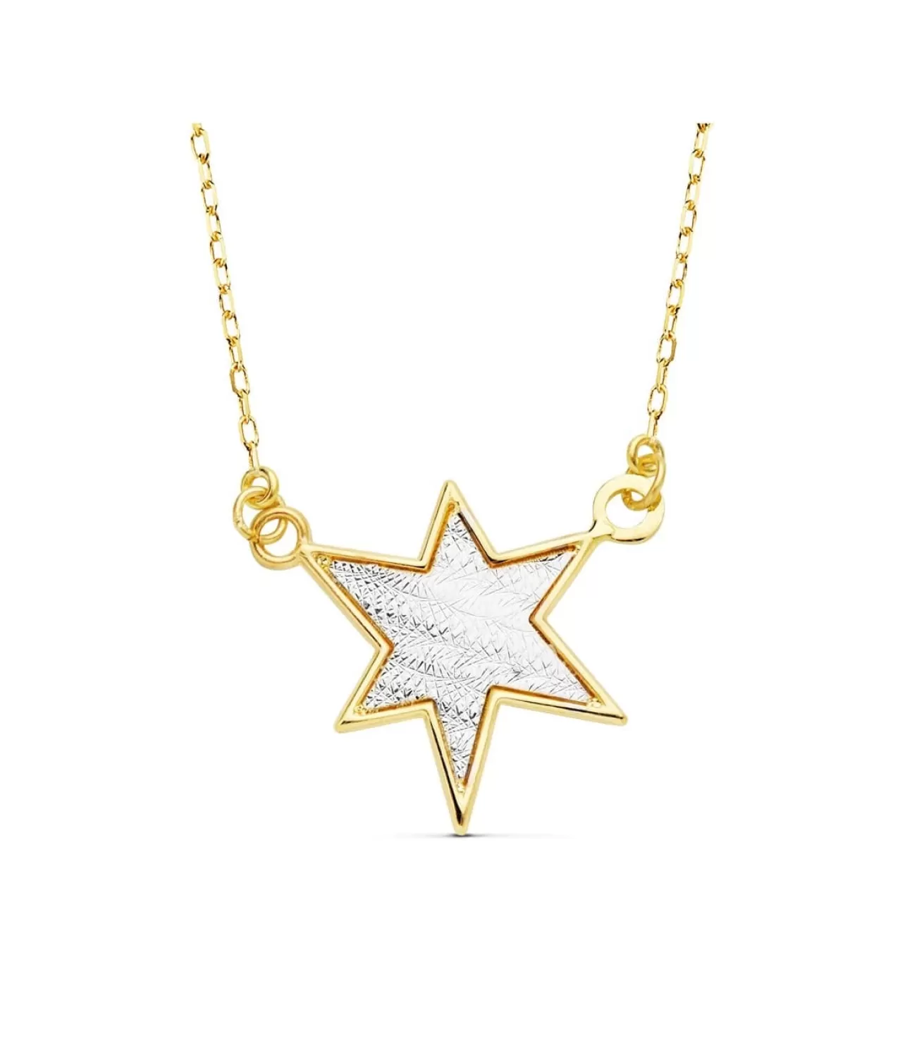 Gargantilla Mujer Oro Bicolor 18K Night Star<Alda Joyeros Clearance