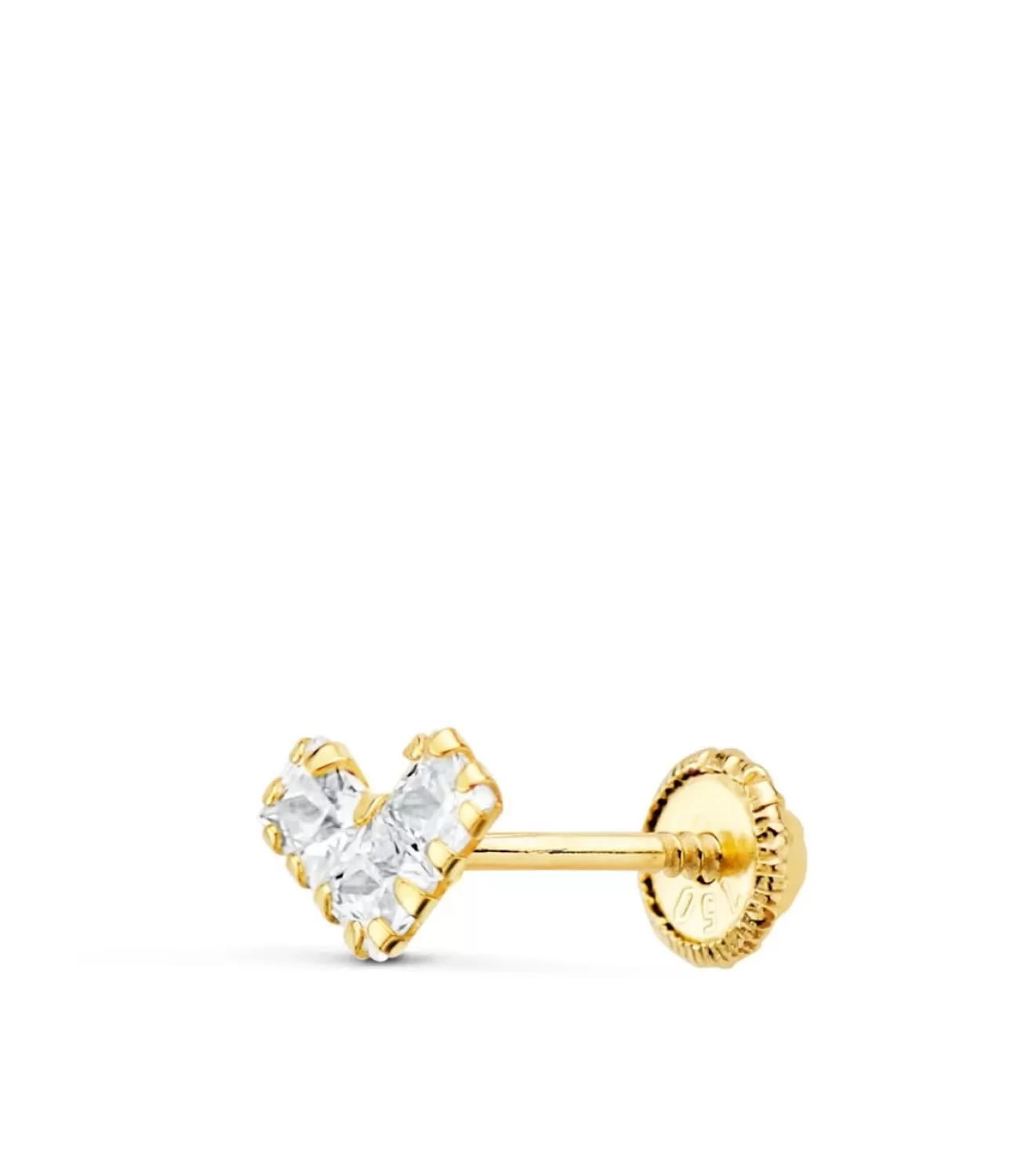 Pendiente Suelto Corazon Oro Amarillo 18K<Alda Joyeros Fashion