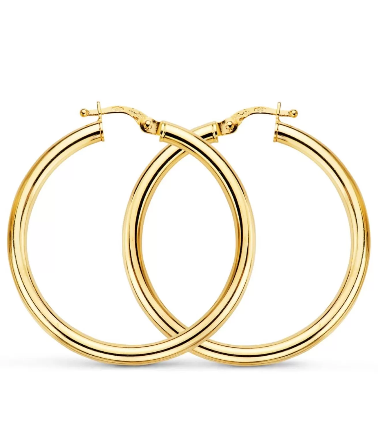 Pendientes Aros Oro 9K 35X3 Mm<Alda Joyeros Fashion