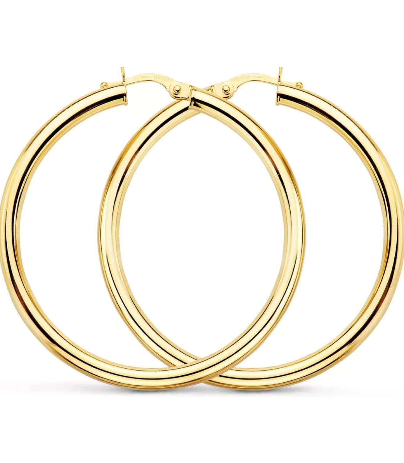 Pendientes Aros Oro 9K 41X3 Mm<Alda Joyeros Cheap