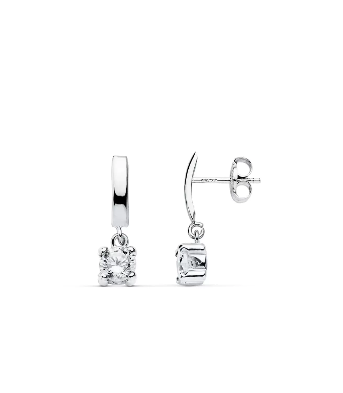 Pendientes De Novia Leonor De Sicilia Oro Blanco 18K<Alda Joyeros Flash Sale