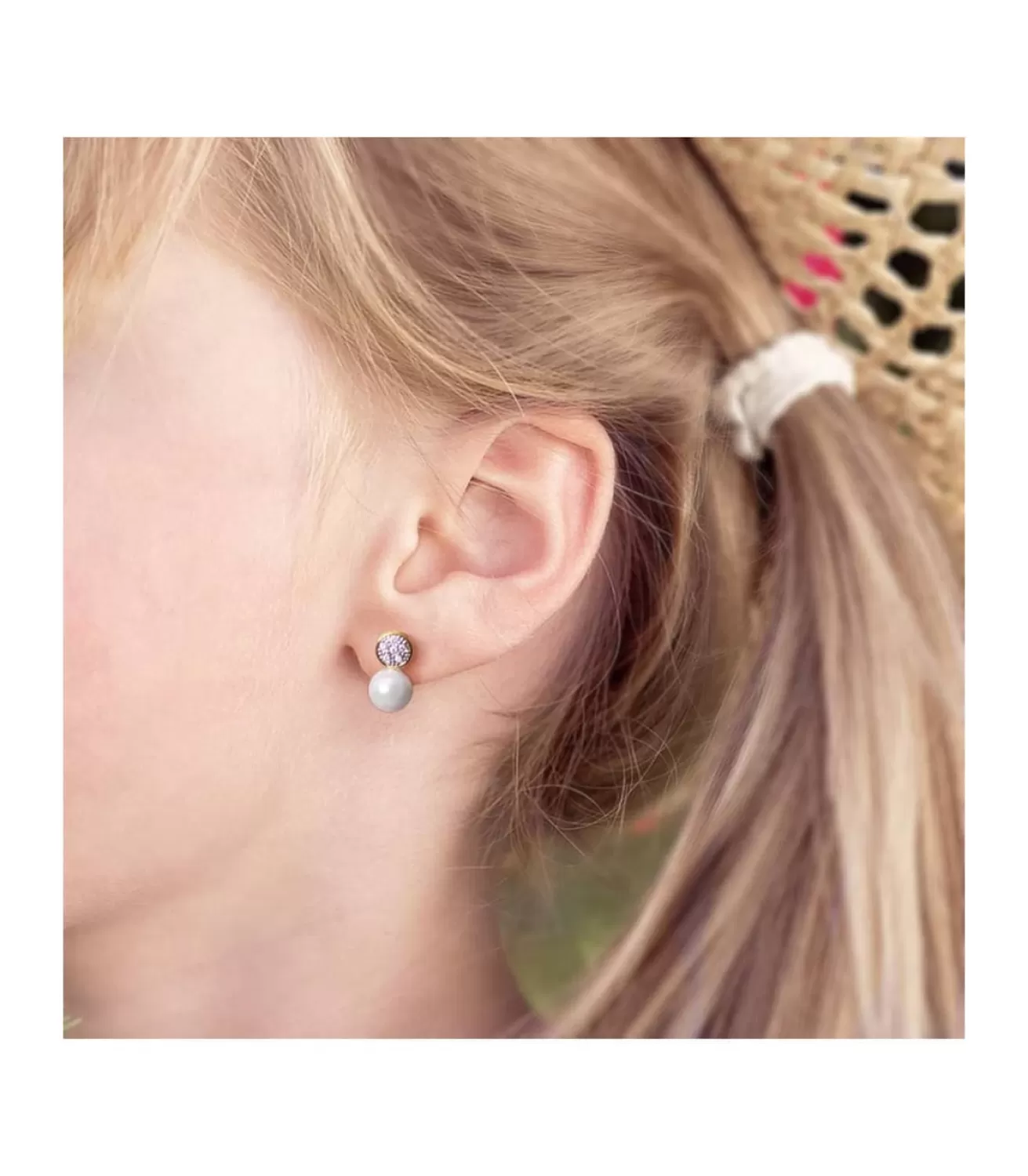 Pendientes Oro Bicolor Libia 18 Ktes<Alda Joyeros Cheap