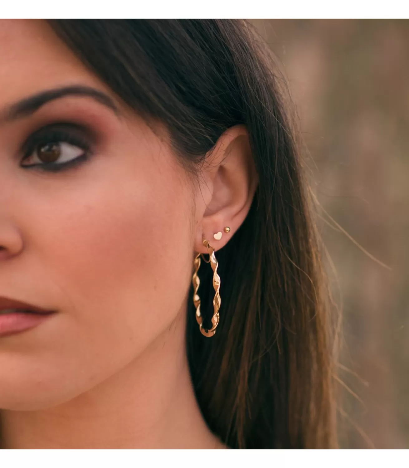Piercing De Oreja Oro Amarillo 18K Corazon<Alda Joyeros Outlet