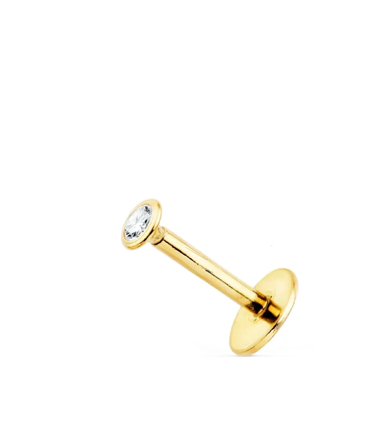 Piercing Stud Oro Amarillo 18K Circonita 2,5Mm<Alda Joyeros New