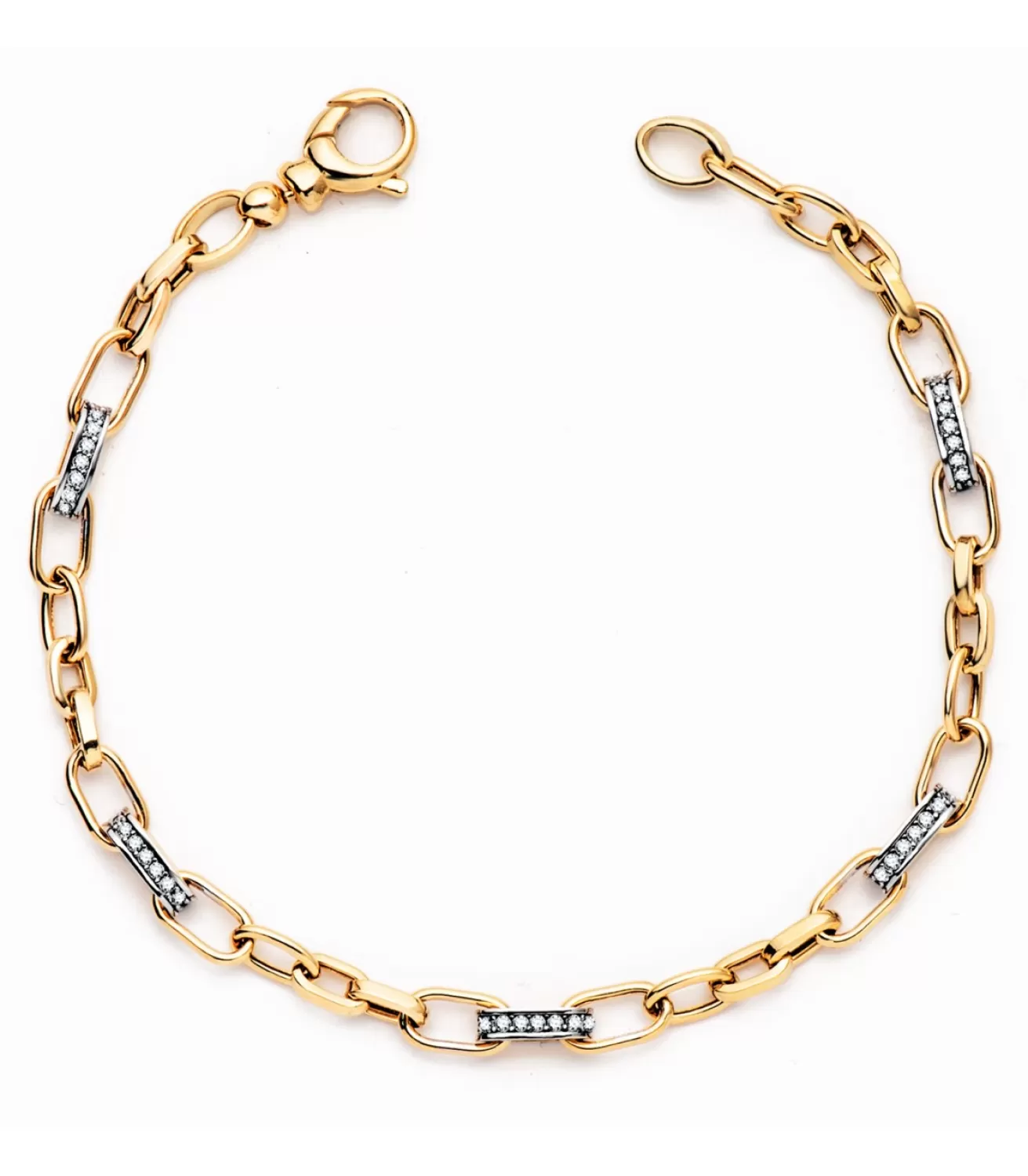 Pulsera Mujer Marrakech Oro Bicolor 18K<Alda Joyeros Sale