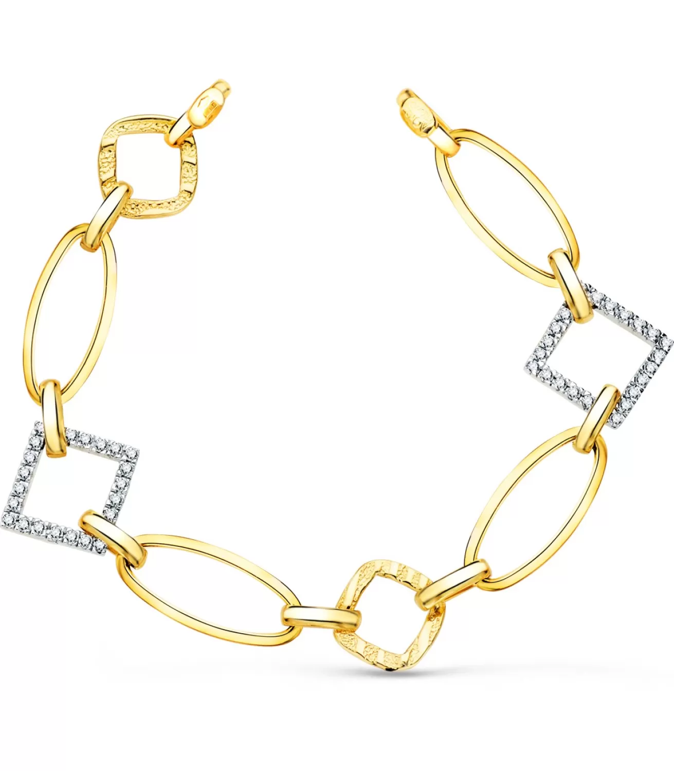 Pulsera Mujer Oro Bicolor 18K Cayetana<Alda Joyeros Outlet